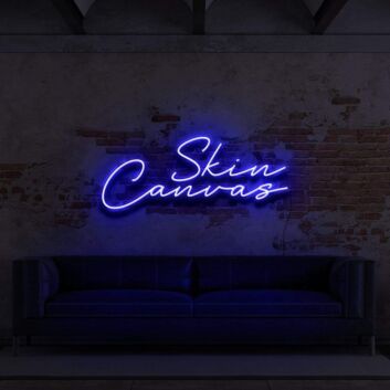 Skin Canvas For Tattoo Studio Neon Sign