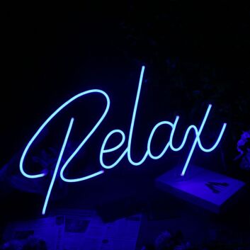 Relax Neon LED Sign
