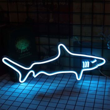 Great White Shark Neon Sign