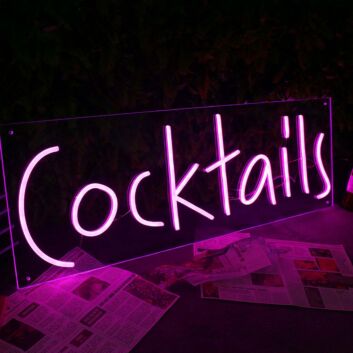 Cocktails Neon Sign
