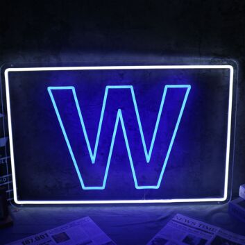 W Neon Sign