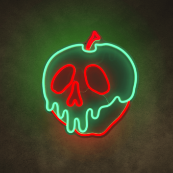 Poison Apple LED Neon Sign