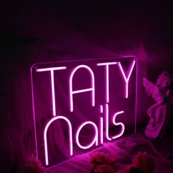 Taty Nails Neon Sign