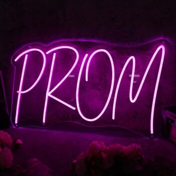 PROM Pink Custom LED Neon Sign