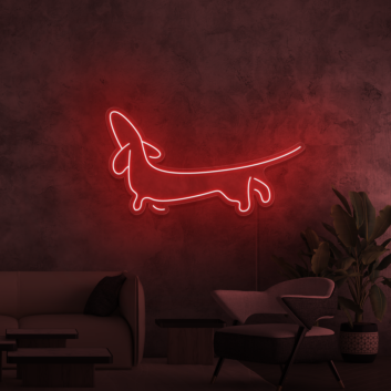 Dachshund Neon Sign