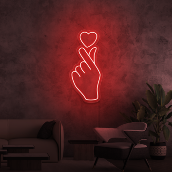 Love Hand Neon Sign
