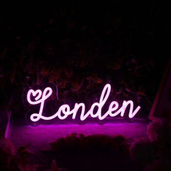 Londen Pink Neon Sign