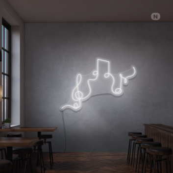 Music Nodes Neon Signs