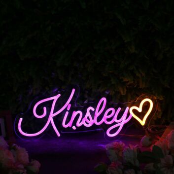 Kinsley Pink Neon Sign