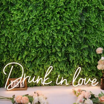 Drunk In Love Yellow Custom Neon Sign