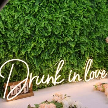 Drunk In Love Yellow Custom Neon Sign