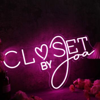 Closet By Joa Pink Neon Sign