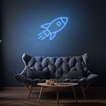 Rocket Neon Sign