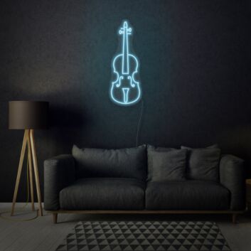Musician Violin LED Neon Sign