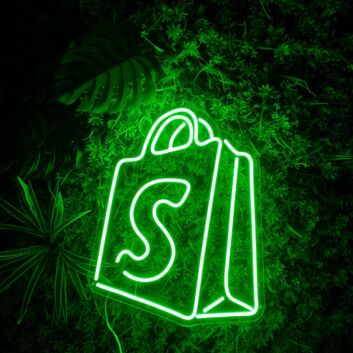 Shopify Logo LED Neon Sign
