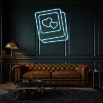 Loving Photo Card LED Neon Sign