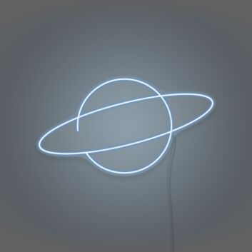 Saturn LED Neon Sign