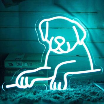 Cute Dog  Neon Sign
