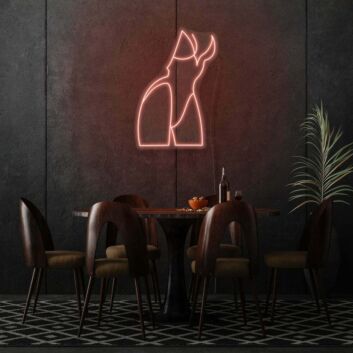 Sexy Girl Body Neon Art Alluring and Seductive