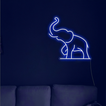 Majestic Elephant Neon Sign