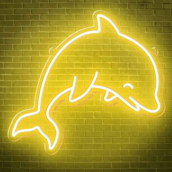 Cute Dolphin Neon Sign