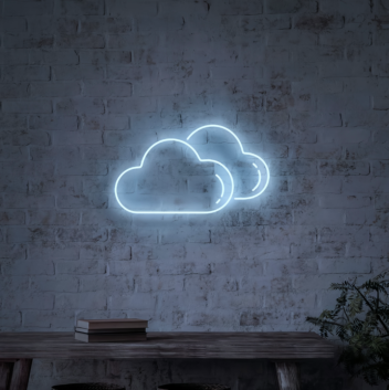 Cloud Neon Light Gentle and Calming Presence