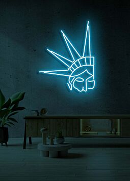 Crown Neon Regal Elegance in Luminous Form