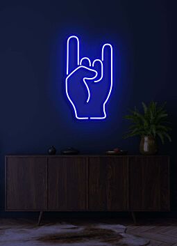 Rock n' roll Neon Tribute to the Spirit of Rock Music