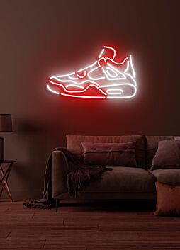 Sneaker Stylish Neon Tribute to Sneaker Culture