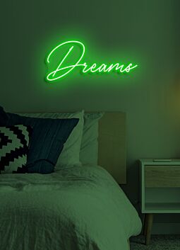 Dreams Neon Whimsical Light Inspiring Hope and Imagination