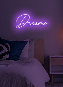 Dreams Neon Whimsical Light Inspiring Hope and Imagination