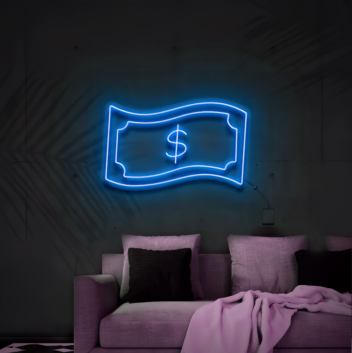 Dollar Bill Neon Sign: Illuminate Your Wealth Path