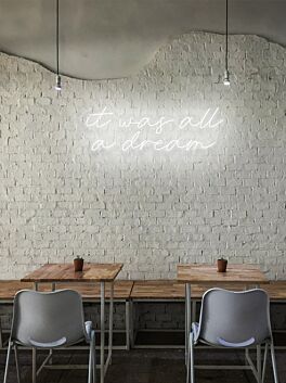 It was all a dream Neon Gateway to Imagination