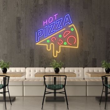 Customize Hot Pizza Light Up Your Pizza Passion with Neon