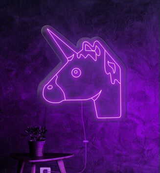 Unicorn Bring Fantasy to Life with Magical Neon