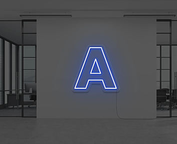 NEON LETTER A