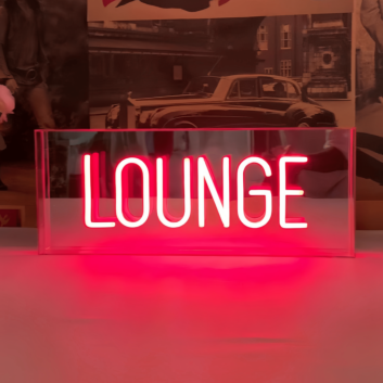 Lounge Vibrant Neon Sign for Your Ultimate Relaxation Space