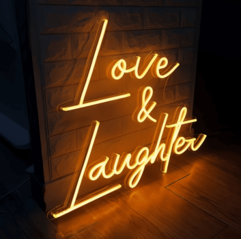 Love and Laughter: Add a Radiant Glow of Joy to Your Space with Neon