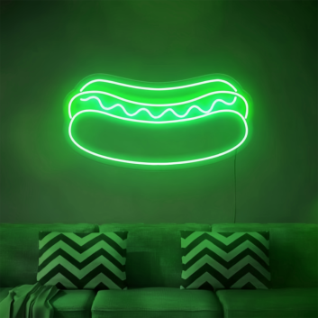 Hot Dog: Light Up Your Space with Neon Flavor