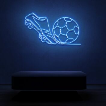 Soccer and Boot Logo for the Ultimate Football Fan for Bar Bedroom Cafe Restaurant From 30 inch