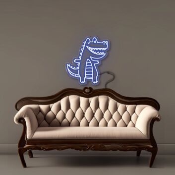 Doodle Crocodile Led Neon