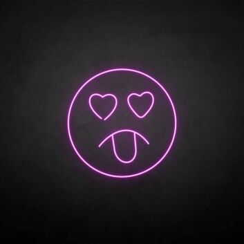 &#39;Stick your tongue out&#39; neon sign