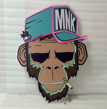 Spoiled Monkey Led Neon Acrylic Artwork