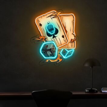 Ace Neon X Acrylic Artwork