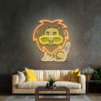 Stupid Lion Led Neon Sign Light Pop Art