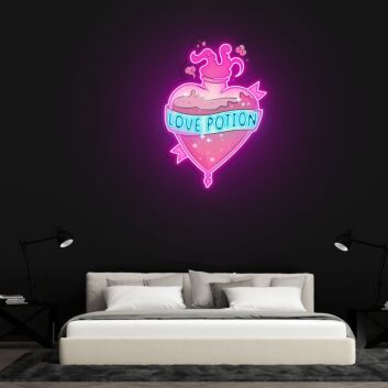 Love Potion Neon Sign X Acrylic Artwork