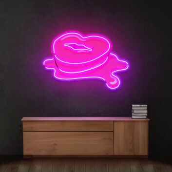 Lip Butter Led Neon Acrylic Artwork