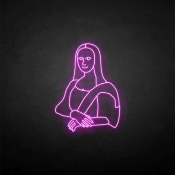 Lisa's Smile&#39; Neon Sign