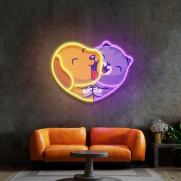 Heart Of Joy Led Neon Sign Light Pop Art