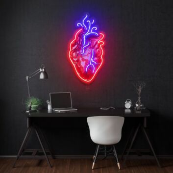 Heart Led Neon Acrylic Artwork